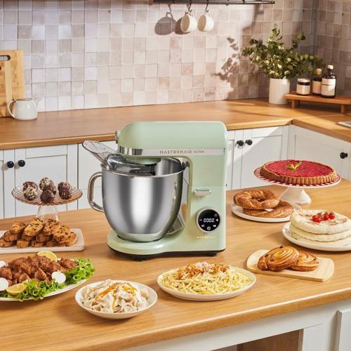 Mastermaid Chef Ultra D2000W Dijital Ekranlı Hamur Yoğurma Makinesi Cabbage Green 7L