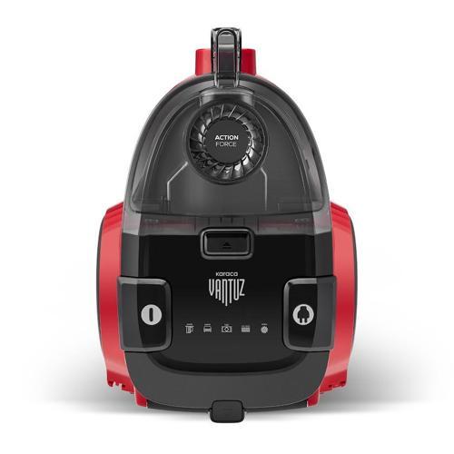 Vantuz Action Force X10 Toz Torbasız Elektrikli Süpürge Cherry Red