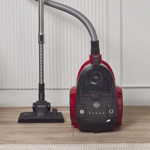 Vantuz Action Force X10 Toz Torbasız Elektrikli Süpürge Cherry Red