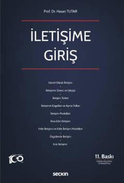 İletişime Giriş Prof. Dr. Hasan Tutar 11. Baskı, Nisan 2023