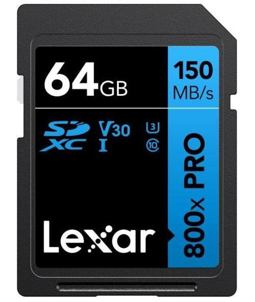 LSD0800P064G-BNNNG 64 GB SDXC 160Mb/s C10 V30 U3 SD Kart