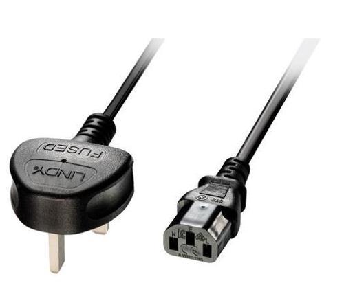 Lindy LIN-30433 2 Mt İngiliz IEC to C13 Power Güç Kablosu