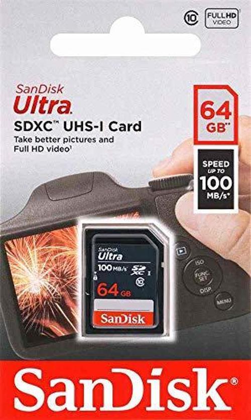 SDSDUNR-064G-GN3IN 64 GB 100Mb/s HC-I Ultra C10 SD Hafıza Kartı