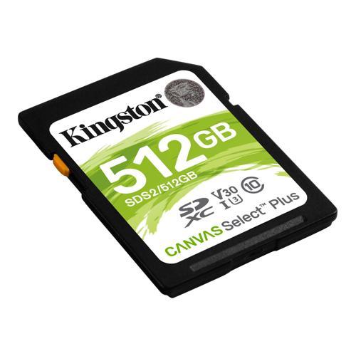 SDS2/512GB 512 Gb SDXC UHS-I U3 Canvas Select Plus SD Hafıza Kartı