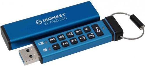 Kinsgon IKKP200/128GB 128 GB IronKey Keypad 200 FIPS 140-3 Usb Flash Bellek