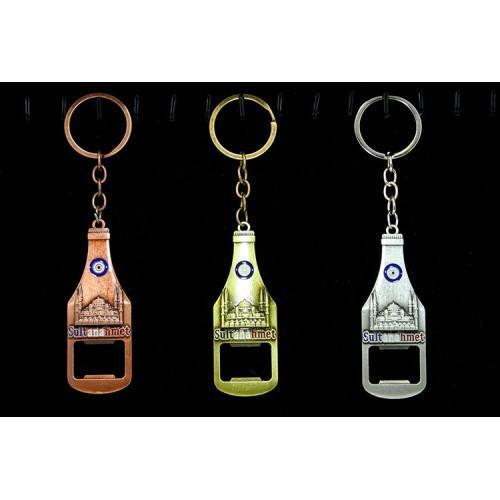 Büro Ev Ofis Hediyesi için İstanbul Hatırası Metal Açacaklı Tip Sultanahmet Anahtarlık