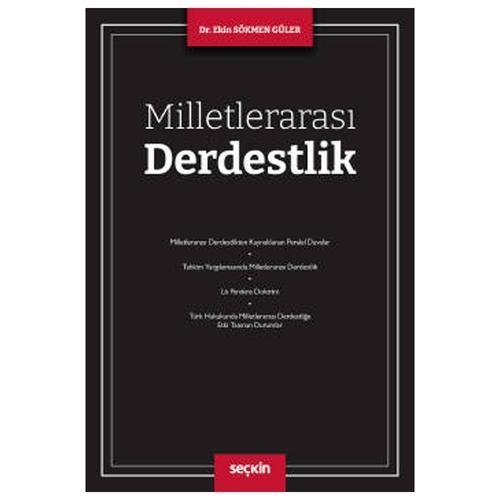 Milletlerarası Derdestlik Ekin Sökmen Güler 2022/01