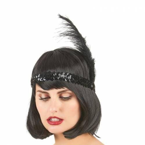 Büro Ev Ofis Kadını için Hediyelik Siyah Renk Saç Tüyü Bandı