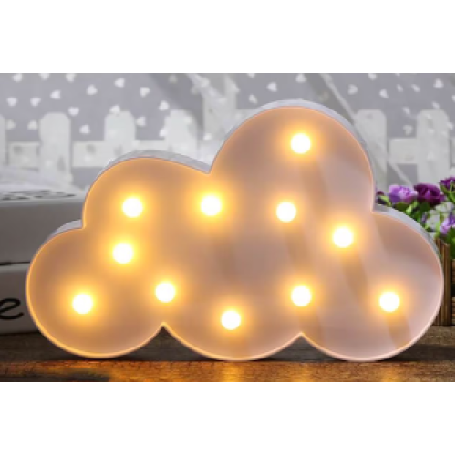 Çocuk Odası için Bulut Tipi Led Gece Lambası