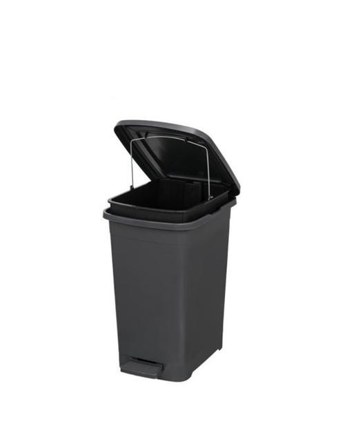 ELF-İ344 Slim Pedallı Plastik Çöp Kovası İç Kovalı 8 lt
