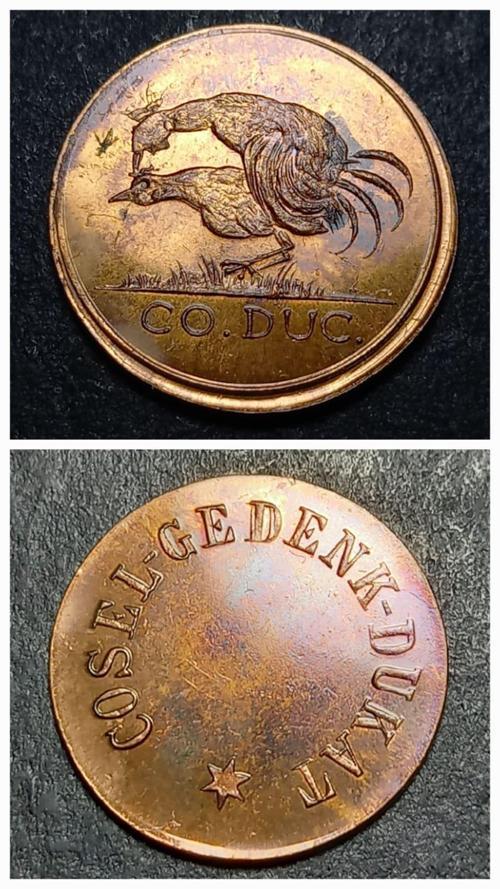 9f309f332b Co.Duc Cosel-Gedenk-Dukat Hatıra Madalyon 2.6 Gr. / 20 mm Nadir çıkar