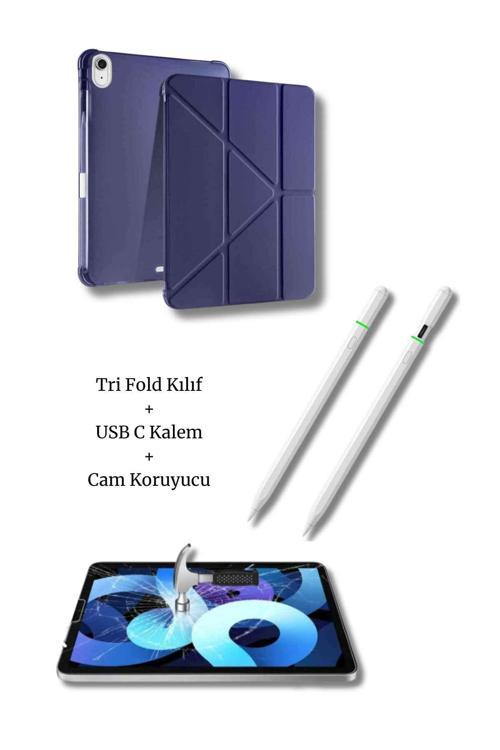 iPad A16 11. ve 10. Nesil ile Uyumlu A3355 A2757 Premium 3’lü Tablet Aksesuar Seti