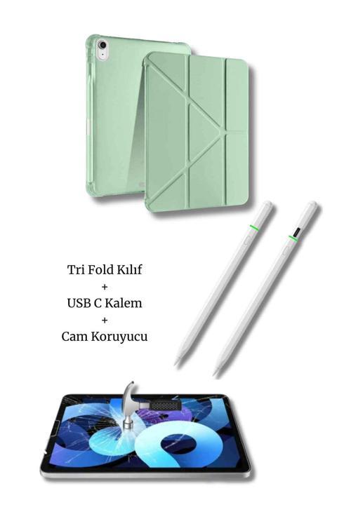 iPad A16 11. ve 10. Nesil ile Uyumlu A3355 A2757 Premium 3’lü Tablet Aksesuar Seti