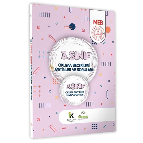 2025 MEB İlkokul 3. Sınıf Okuma Becerileri Metinler ve Soruları Çözüm kitapçık ilaveli (A4 Renkli)