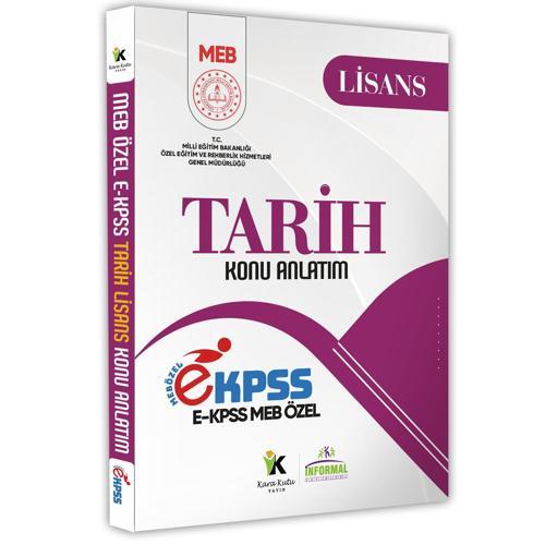 2025 MEB Özel EKPSS Lisans TARİH Konu Anlatımı Kitabı (A4 Büyük Boyutlu Renkli Baskı)