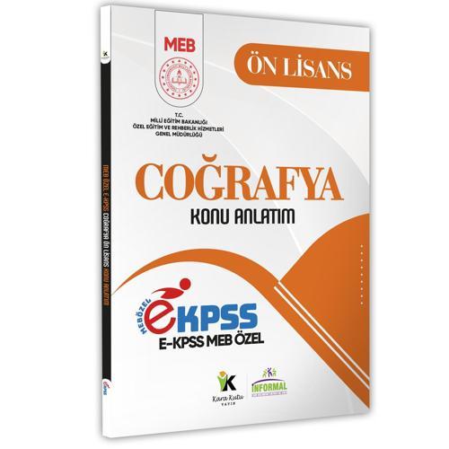 2026 MEB Özel EKPSS Ön Lisans-Ortaöğretim COĞRAFYA Konu Anlatımı Kitabı(A4 Büyük Boyut Renkli Baskı)
