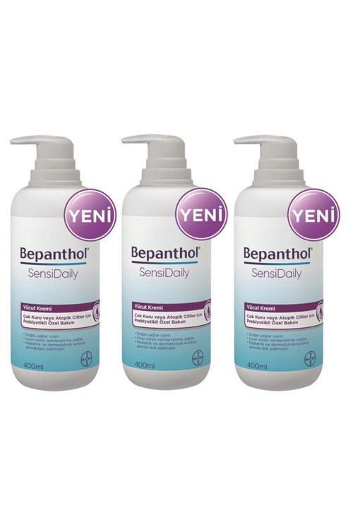 Sensidaily Pompalı Vücut Kremi 3 x 400 ML