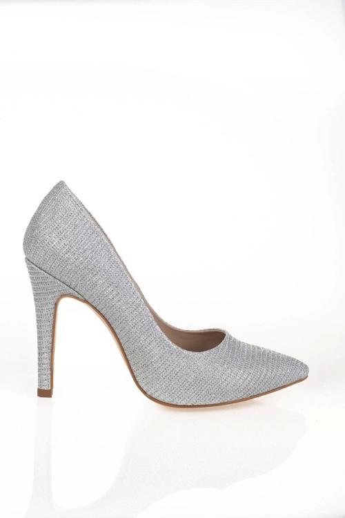 Kadın Moda Şık Mercan Aynalı Stiletto Topuklu Klasik Ayakkabı Düğün Nişan Gece Abiye Ayakkabı