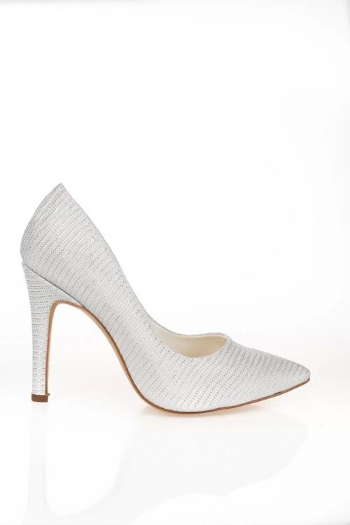 Kadın Moda Şık Mercan Aynalı Stiletto Topuklu Klasik Ayakkabı Düğün Nişan Gece Abiye Ayakkabı