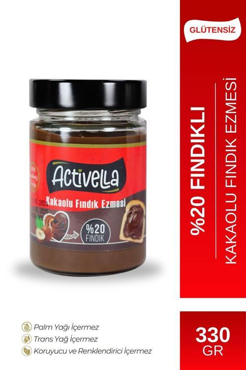 Kakaolu Fındık Ezmesi 330gr %20 Fındıklı