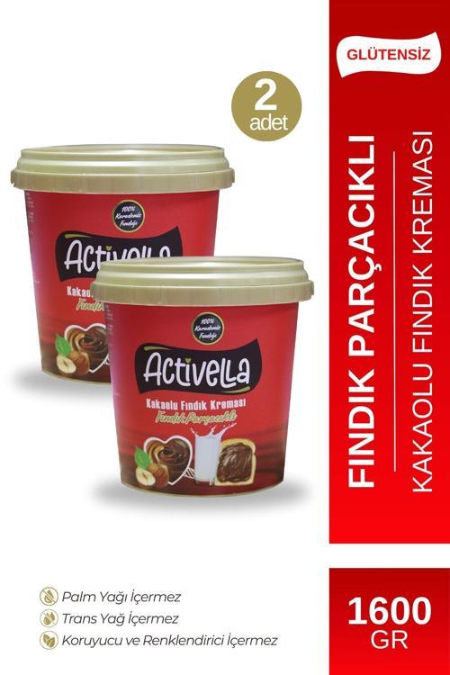 Kakaolu Fındık Kreması Parçacıklı 800gr X2