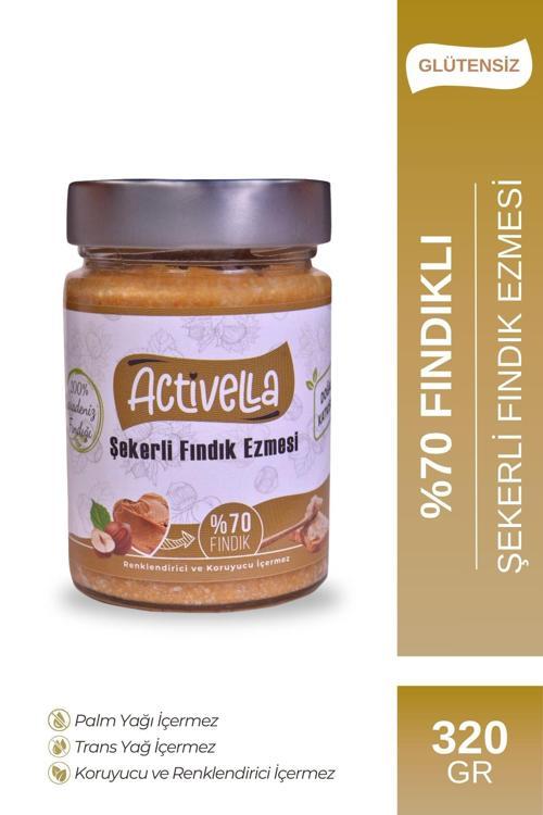 Şekerli Fındık Ezmesi 320gr %70 Fındıklı