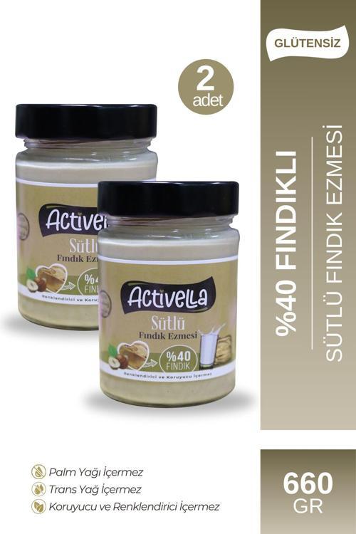 Sütlü Fındık Ezmesi 330gr %40 Fındıklı X2