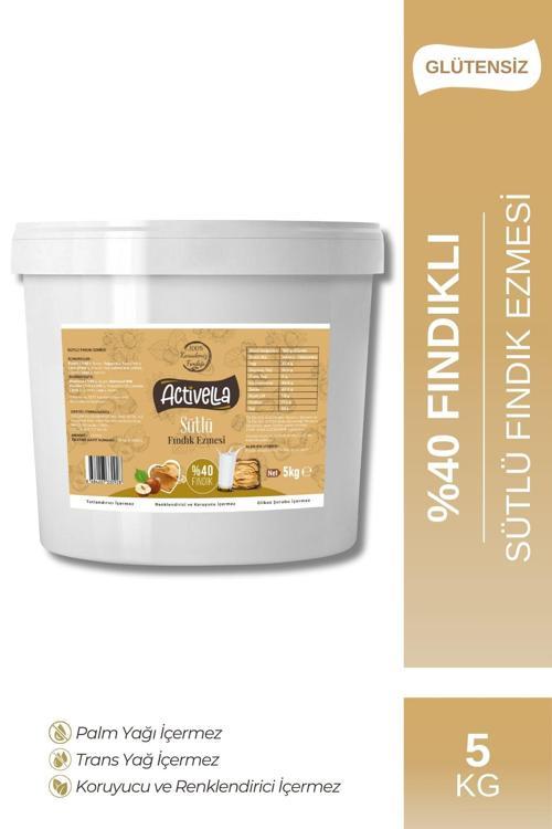 Sütlü Fındık Ezmesi 5kg %40 Fındıklı