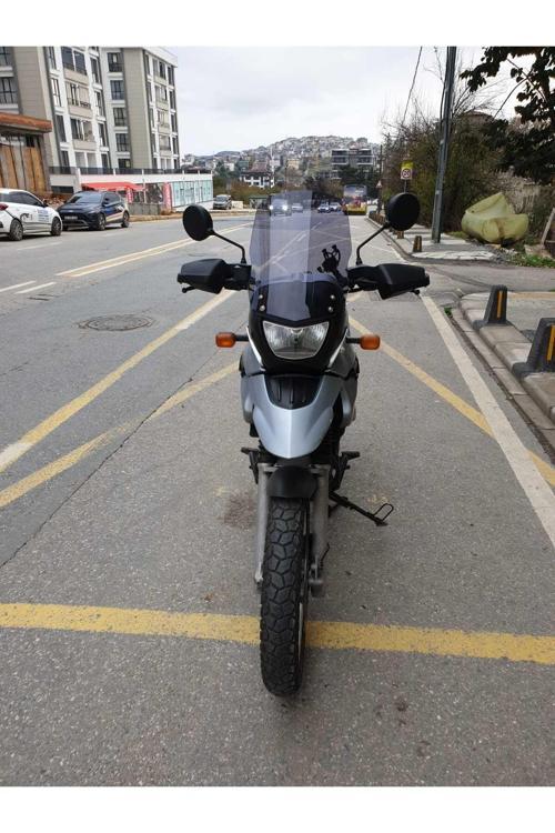 Bmw F650 GS Siperlik Ön Cam 2004-2007 Model 45cm Füme Renkli ( 4 Delikli ) 4mm