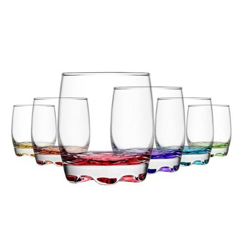 adore renkli likör shot bardağı - 6 lı kahve yanı su bardağı 80 ml.