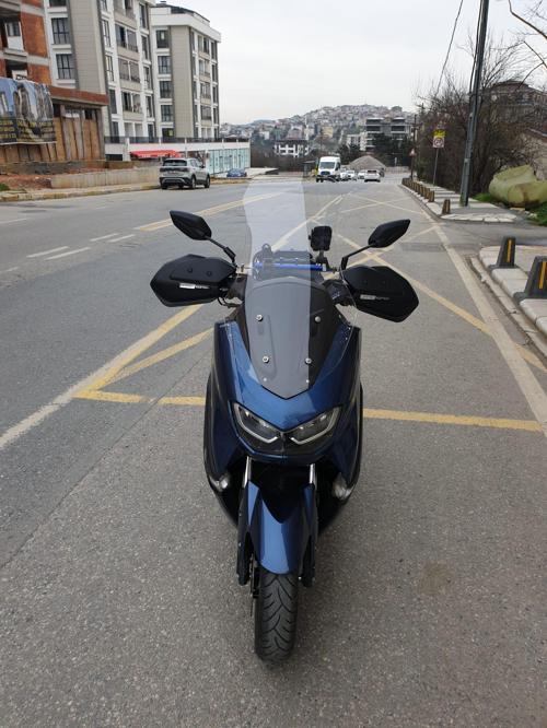 Yamaha Nmax Siperlik Ön Cam 2021-2025 Model 72cm Şeffaf Renkli 4mm UZUN CAM