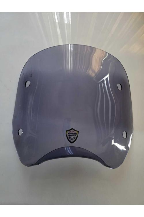 Piaggio Beverly 500 Ön Uzatma Camı 2001-2007 Model 34cm Füme Renkli 4mm APARATSIZDIR