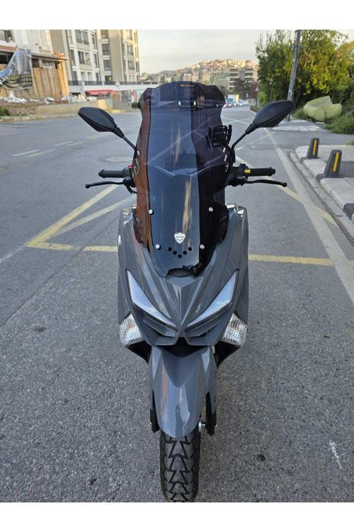 Revolt RSX4 Siperlik Ön Cam 2022-2025 Model 65cm Siyah Renkli 4mm ORTA BOYLU