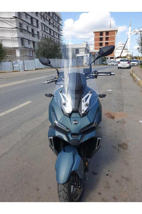 SYM Adx 125 Siperlik Ön Cam 2023-2025 Model 62cm Şeffaf Renkli 4mm