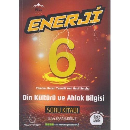 Palme Yayınevi 6. Sınıf Enerji Din Kültürü Ve Ahlak Bilgisi Soru Kitabı
