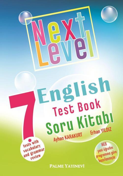 Palme Yayınevi 7, Sınıf Next Level English Test Book Soru Kitabı