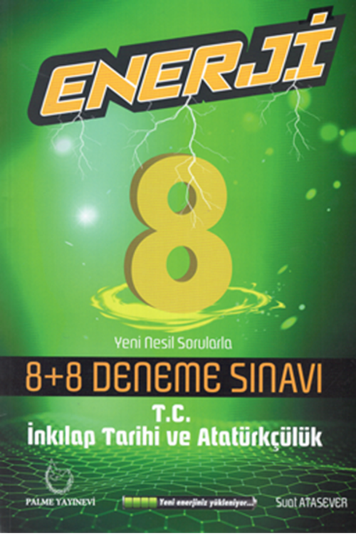 Palme Yayınevi 8, Sınıf Enerji İnkılap Tarihi 8+8 Deneme