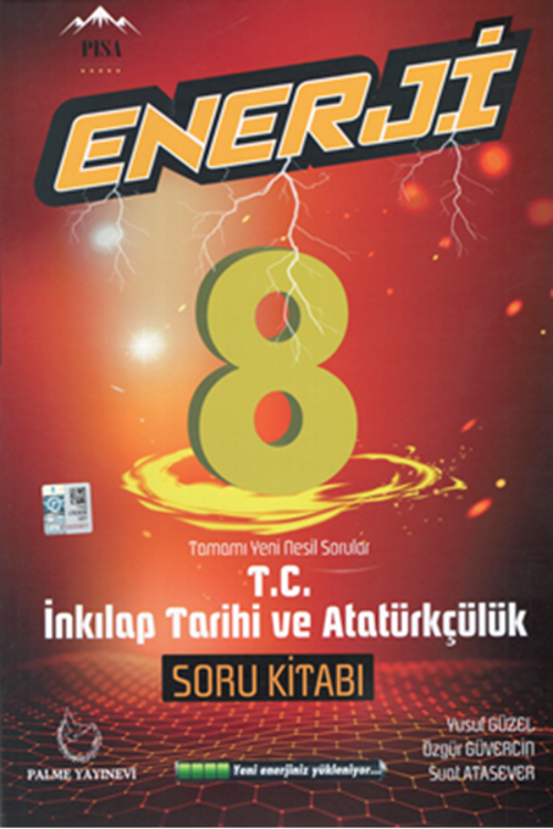 Palme Yayınevi 8, Sınıf Enerji İnkılap Tarihi Ve Atatürkçülük Soru Kitabı