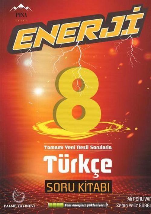 Palme Yayınevi 8, Sınıf Enerji Türkçe Soru Kitabı