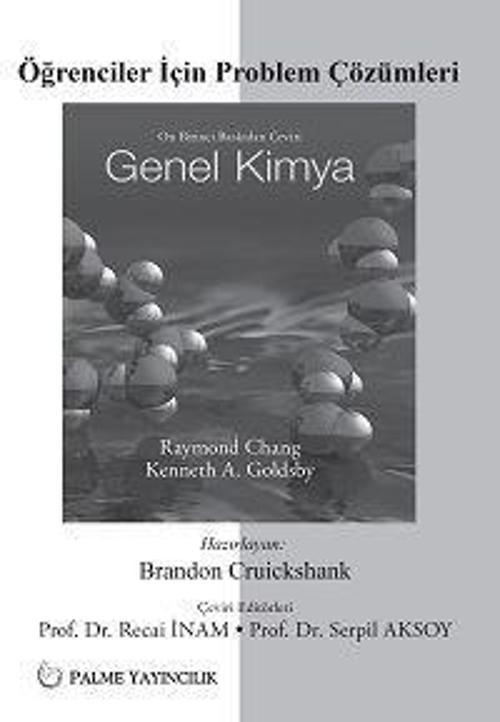 Palme Yayınevi Genel Kimya Chang Problem Çözümleri Kitabı