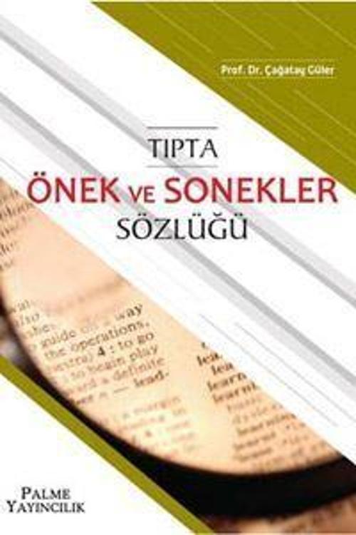 Palme Yayınevi Tıpta Önek Ve Sonekler Sözlüğü