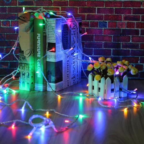 10 Metre 100 Ledli 8 Fonksiyonlu Karışık Renkli Rgb Led Lamba (Lisinya)