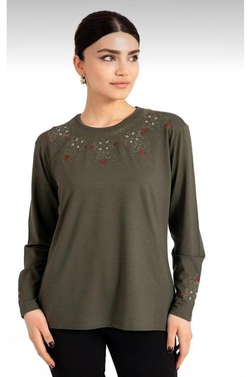 Anneler Gününe Özel İşlemeli Taşlı Anne Penye