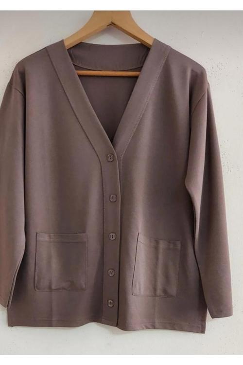 Kısa Penye Anne Ceketi Anneler Gününe Özel