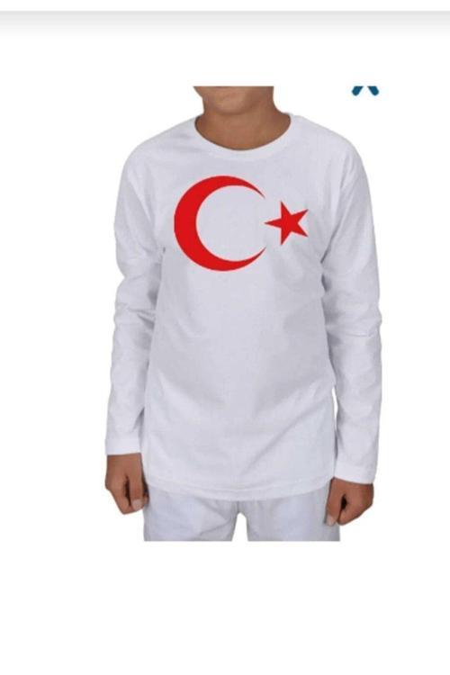 Atatürk Uzun Kollu Penye Süper Kaliteli 23 Nisan 29 Ekim Atatürk Uzun Kol Tişört