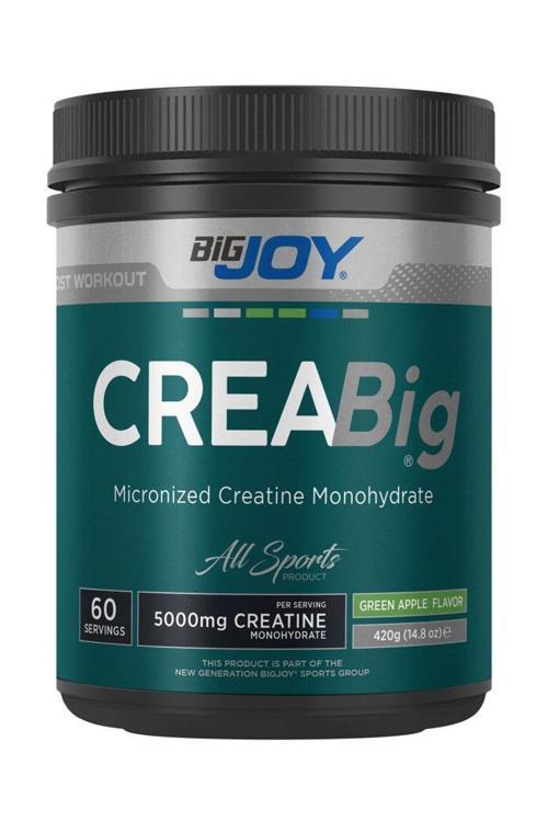 Kreatin Creabig 420gr 60 Servis Yeşil elma