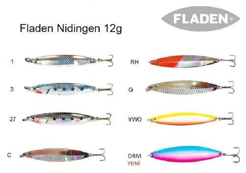 Nıdıngen Flash Yeni Seri Lüfer Kaşık 12Gr Renk:27
