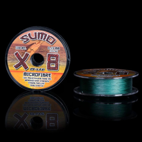 Sumo X8 150 Mt. 0,08Mm Yeşil İp Misina