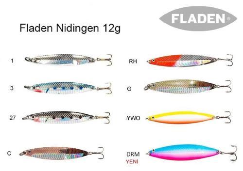 Nıdıngen Flash Yeni Seri Lüfer Kaşık 12Gr Renk:Rh
