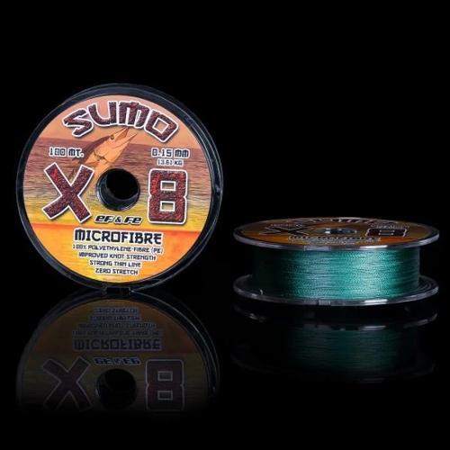 Sumo X8 150 Mt. 0,12Mm Yeşil İp Misina